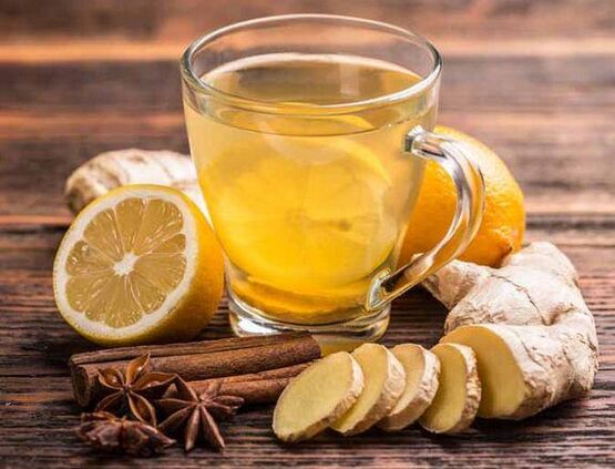 Tsa nga adunay luya, lemon, cinnamon ug cloves alang sa malungtaron nga mga erection